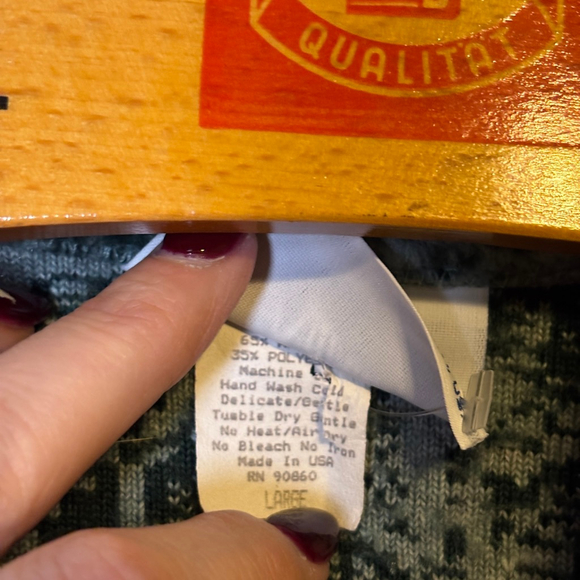 Artisan Sunchein Forest Print Fleece Lodgecore Jacket Made in USA Size Large - Picture 4 of 10